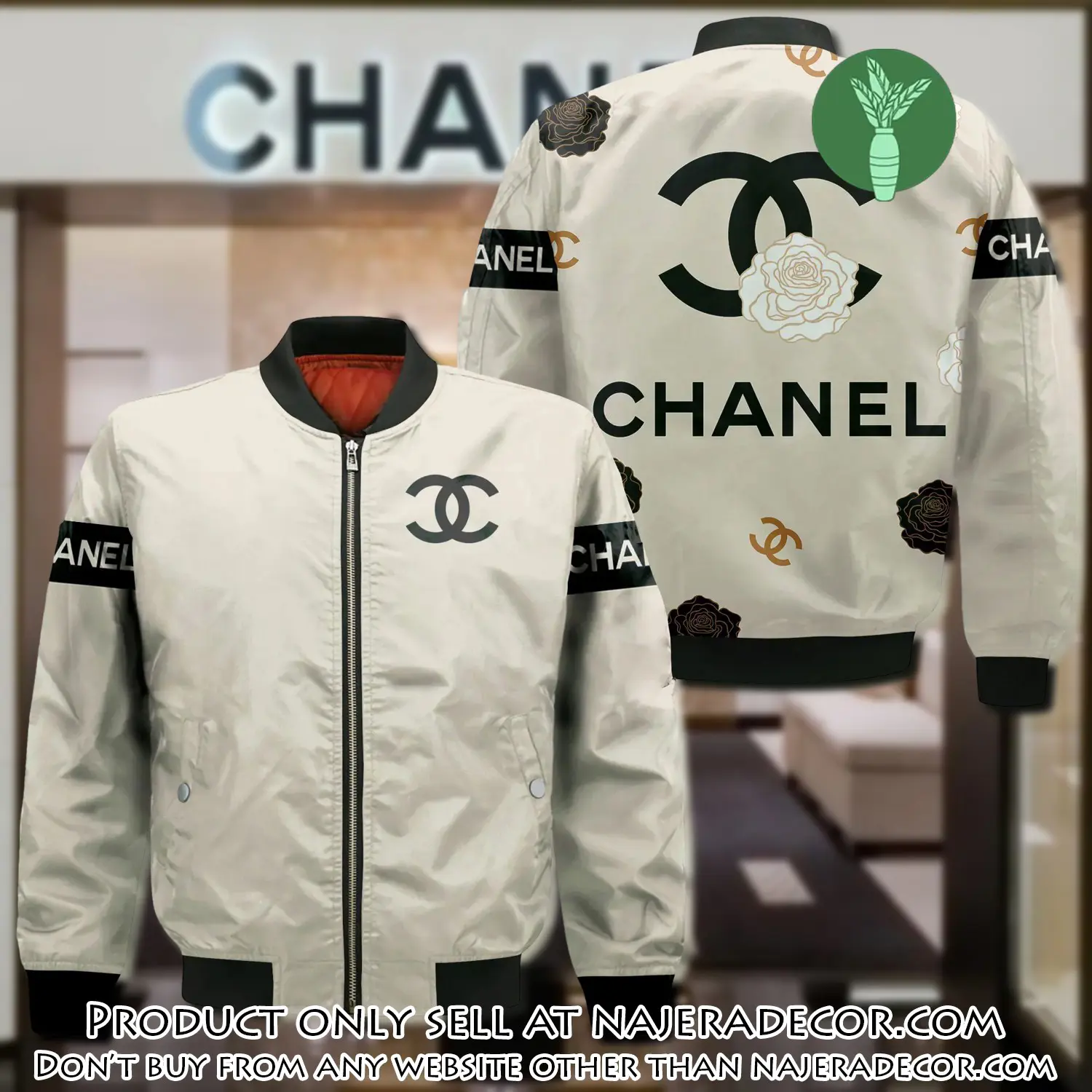 Chanel bomber jacket luxury brand clothing clothes outfit for men women njr2052144